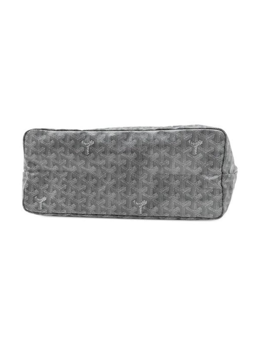 Goyard Tote Saint Louis PM Canvas Din Chevroche Gray Reversible Herringbone - Picture 3 of 6